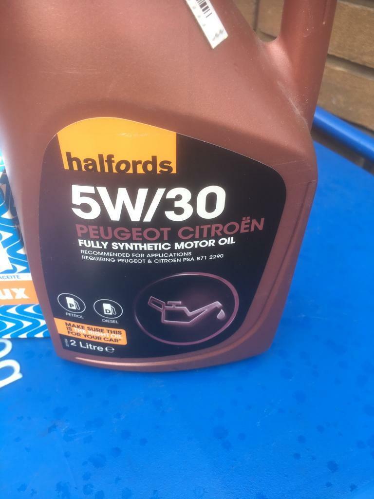 Halfords oil and filter
