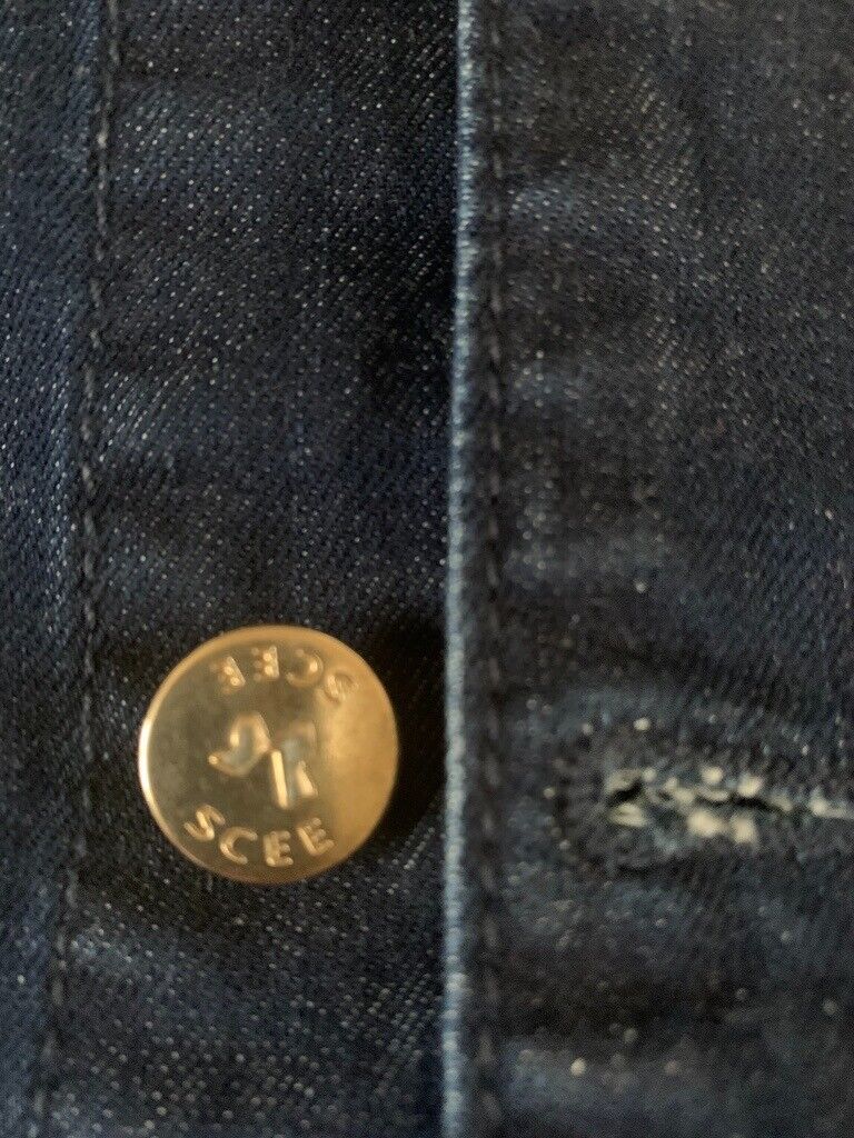 Women’s SCEE denim look jacket size 8 new with tags