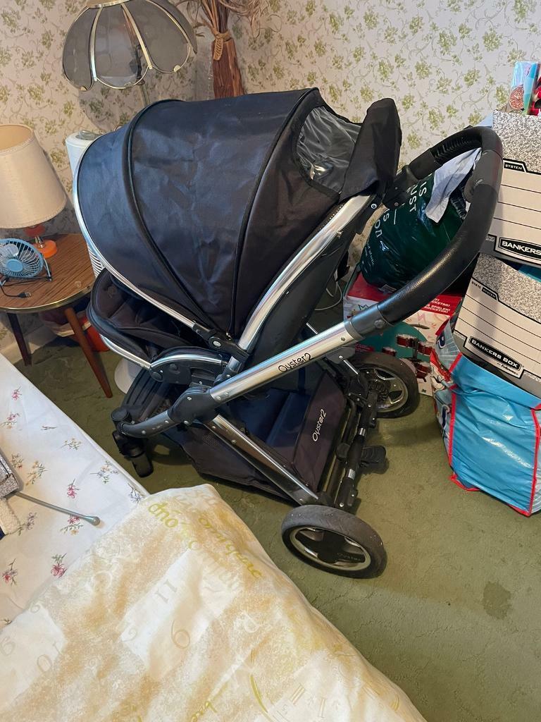 Oyster pram blue outlet