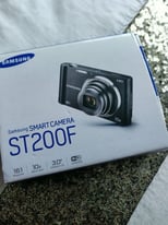Samsung ST200F SMART Compact Digital Camera - Black (16.1MP, 10x Optic