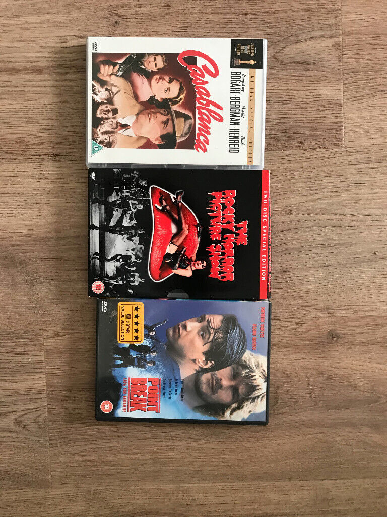 Selection of DVDs Classic Movies/Sport - £1 each