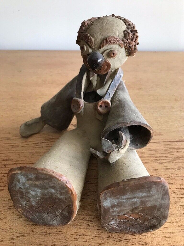 Hand-made Pottery Clown
