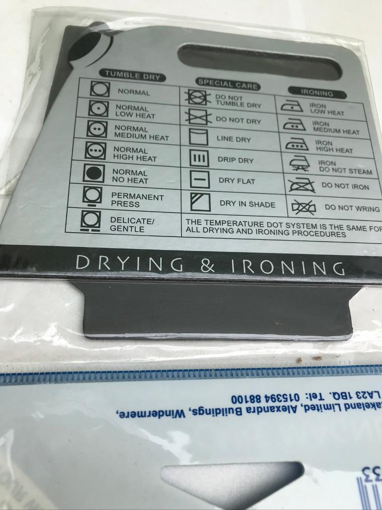 image for Magnetic washing / ironing instructions 