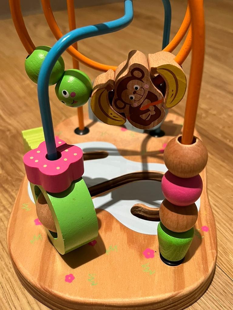 Little Tikes Wooden Wire Animal Bead Frame Maze Toy Set