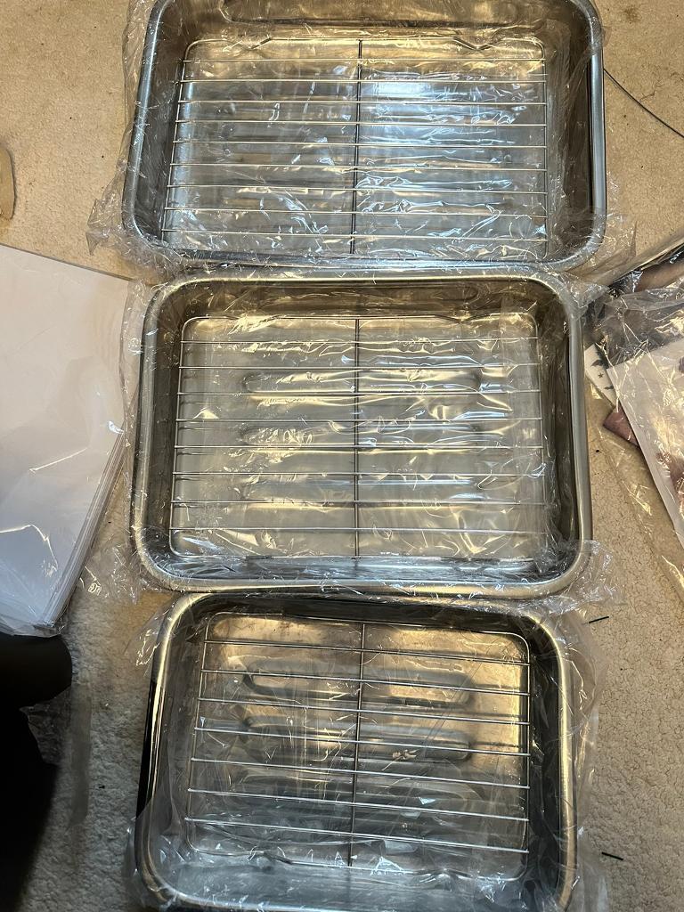 Baking wire tray set of 3 