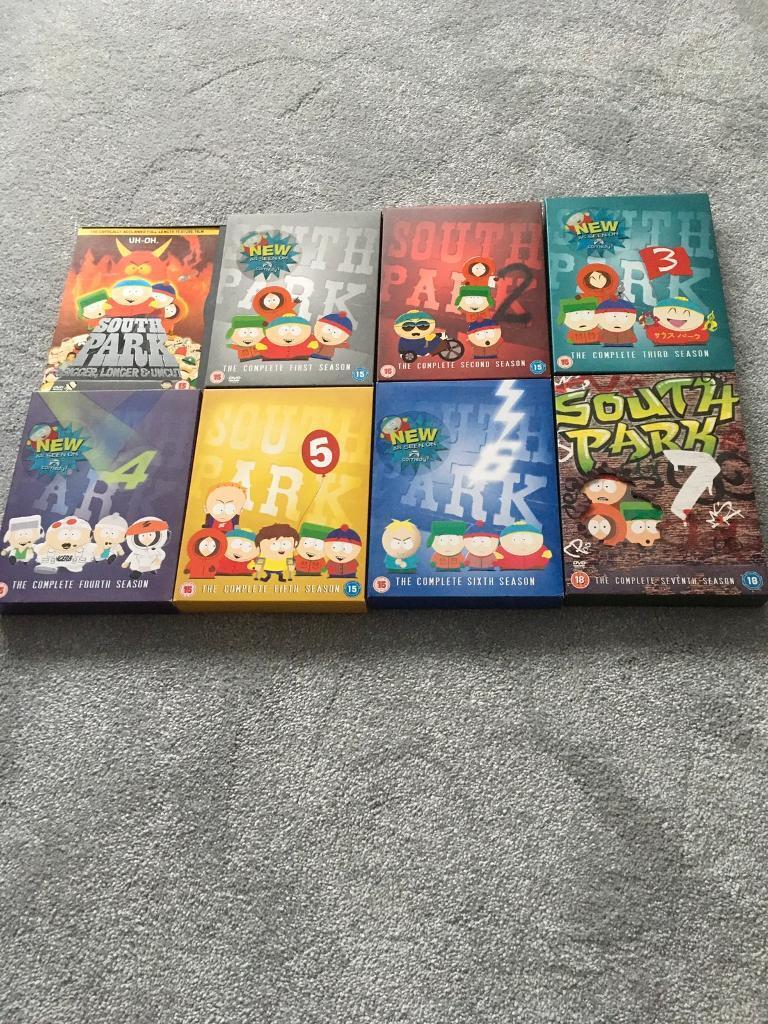 image for South Park DVDS  seasons 1-7 plus full length feature film