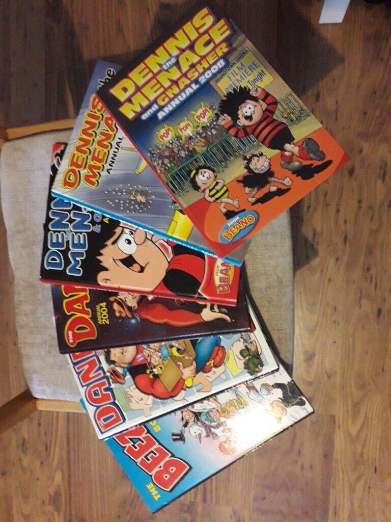 DENNIS THE MENACE,DANDY AND BEEZER ANNUALS