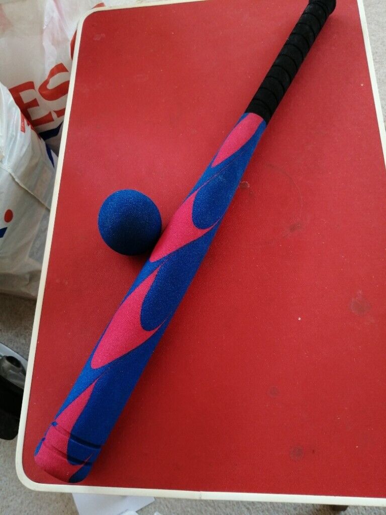 A soft / foam bat and ball set ideal for rounders 