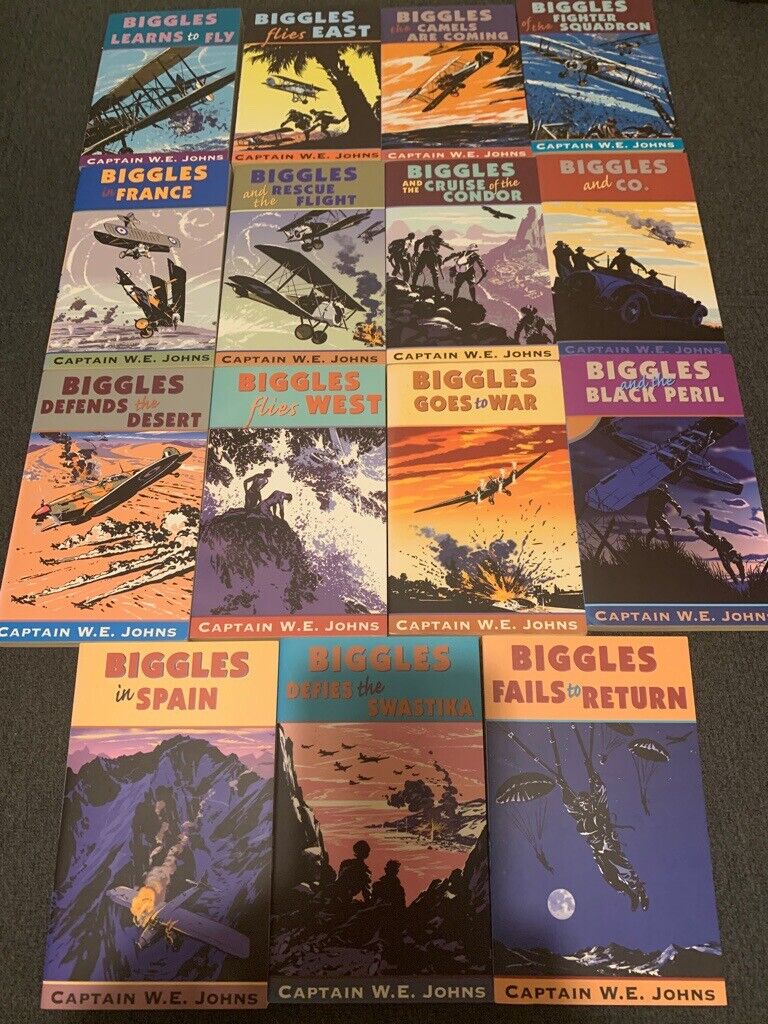 The Biggles Collection: 15-books paperback, new