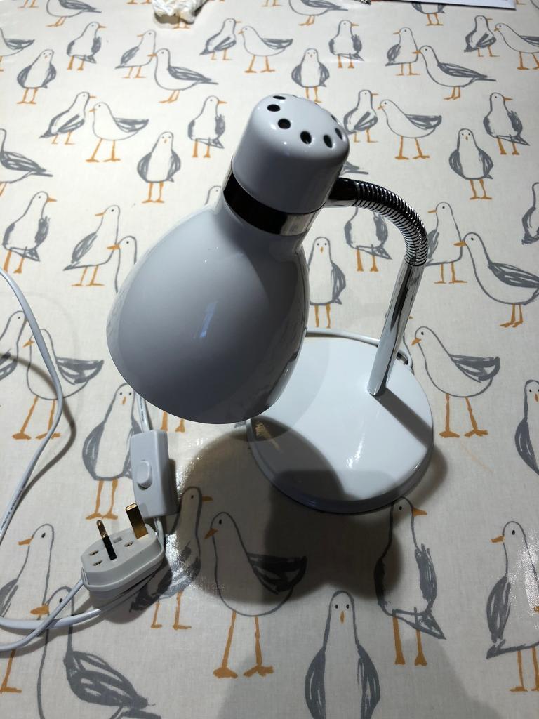 White desk lamp
