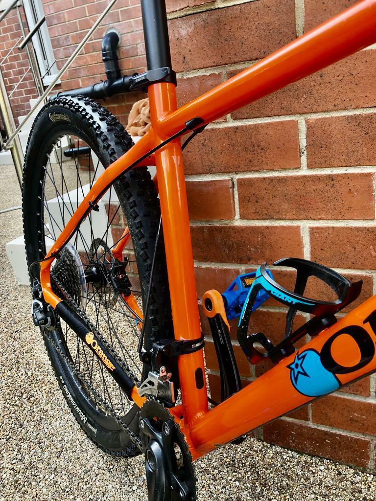 Orange clockwork 2018 Large 19” frame mtb hard tail