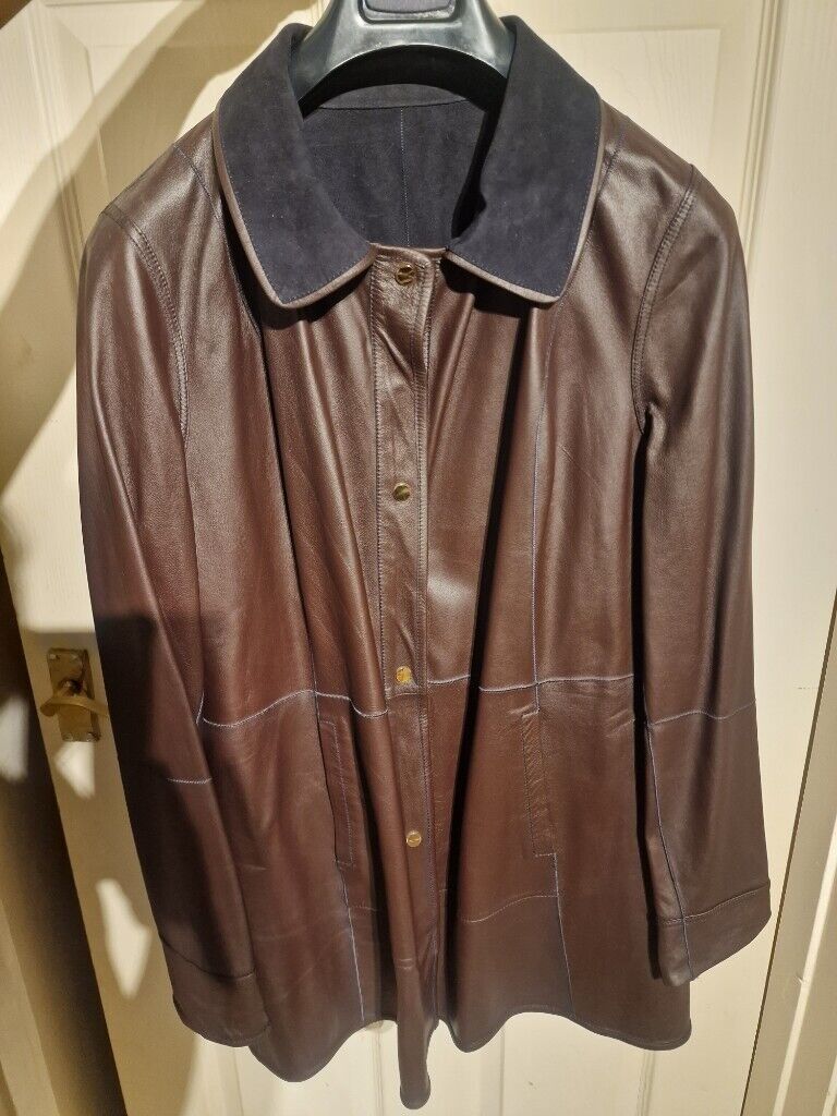 Leather jacket and coat