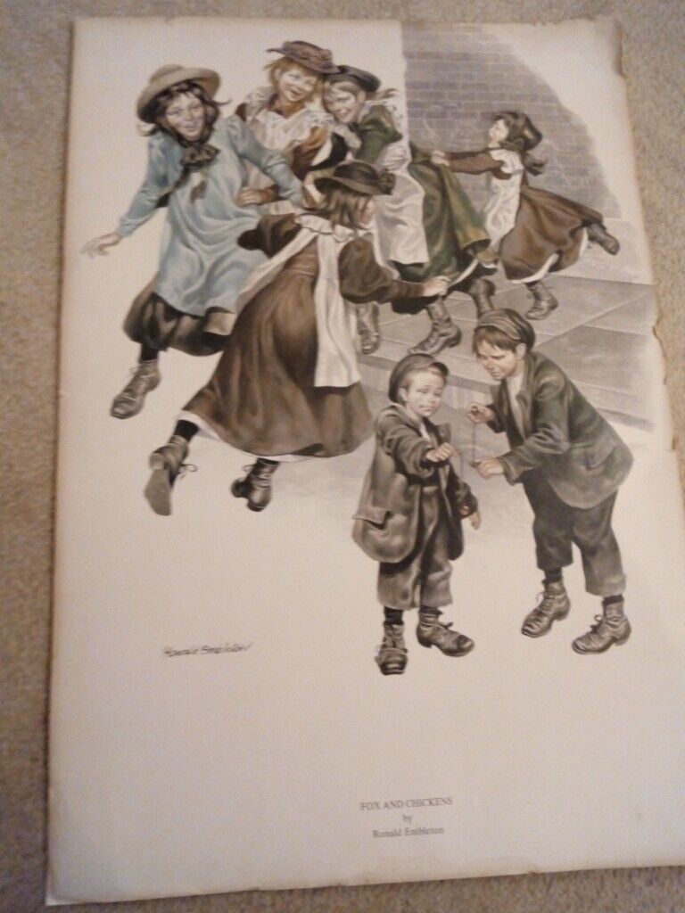 Vintage Print by Ronald Embleton. Bargain