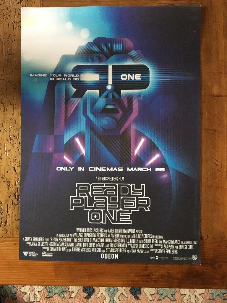 Ready player one movie poster 