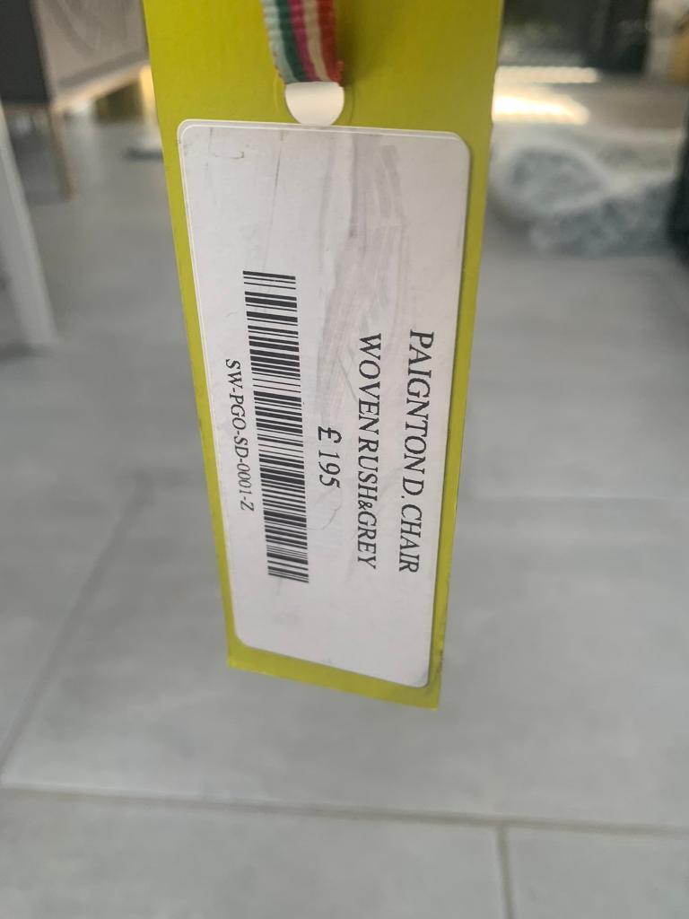 Dining Chairs…. New with Labels