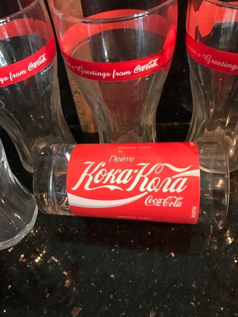 Vintage Coca-Cola glasses