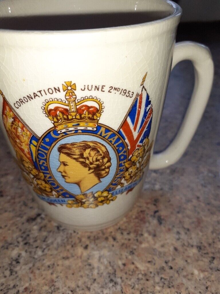 1953 Queen Elizabeth coronation mug. | in Lesmahagow, South Lanarkshire |  Gumtree