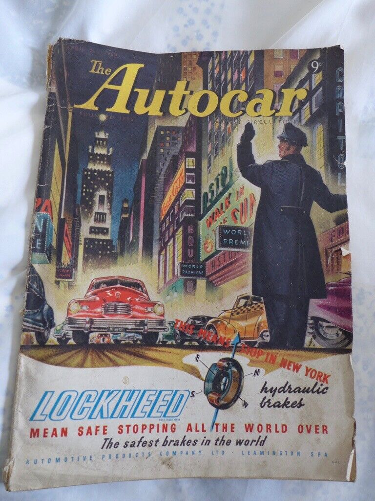 image for RARE! The AUTOCAR dated 21 April 1950. Features Aston Martin DB2 & Bentley Mark VI 4.25-litre Saloon
