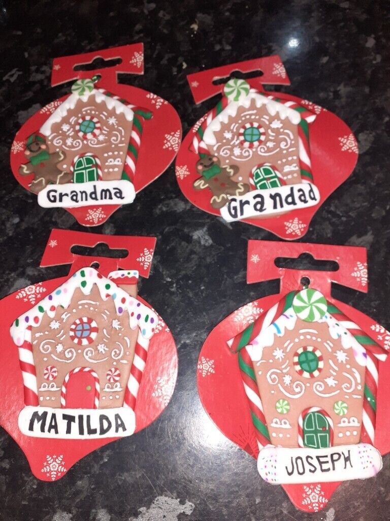 image for Xmas tree personalised decs.