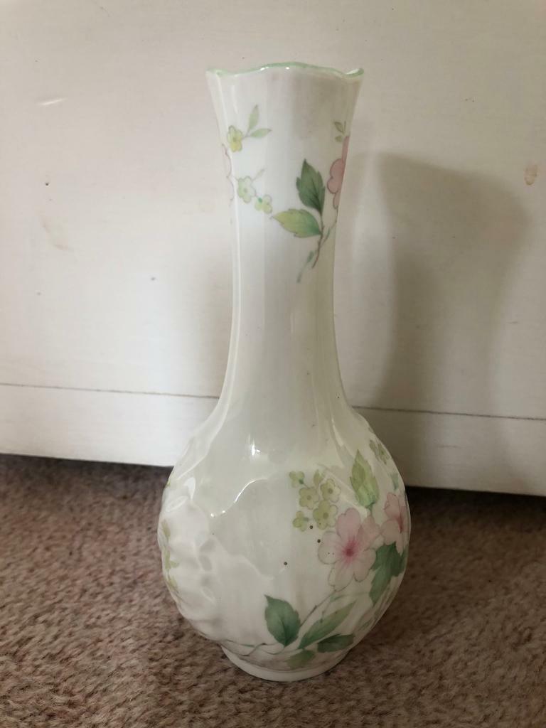 3 small China Bud Vases: Staffordshire, Paragon, Oakley China (Chichester)
