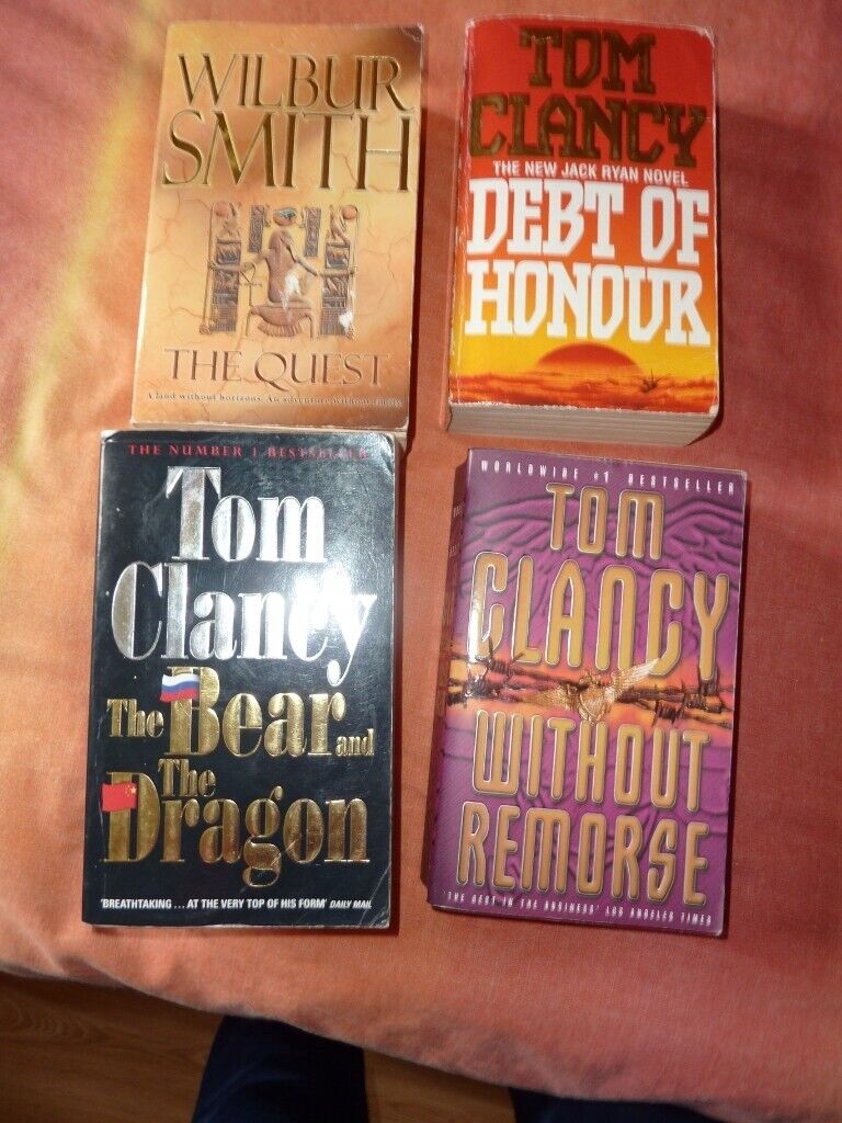 image for Wilbur Smith, Tom Clancy Novels