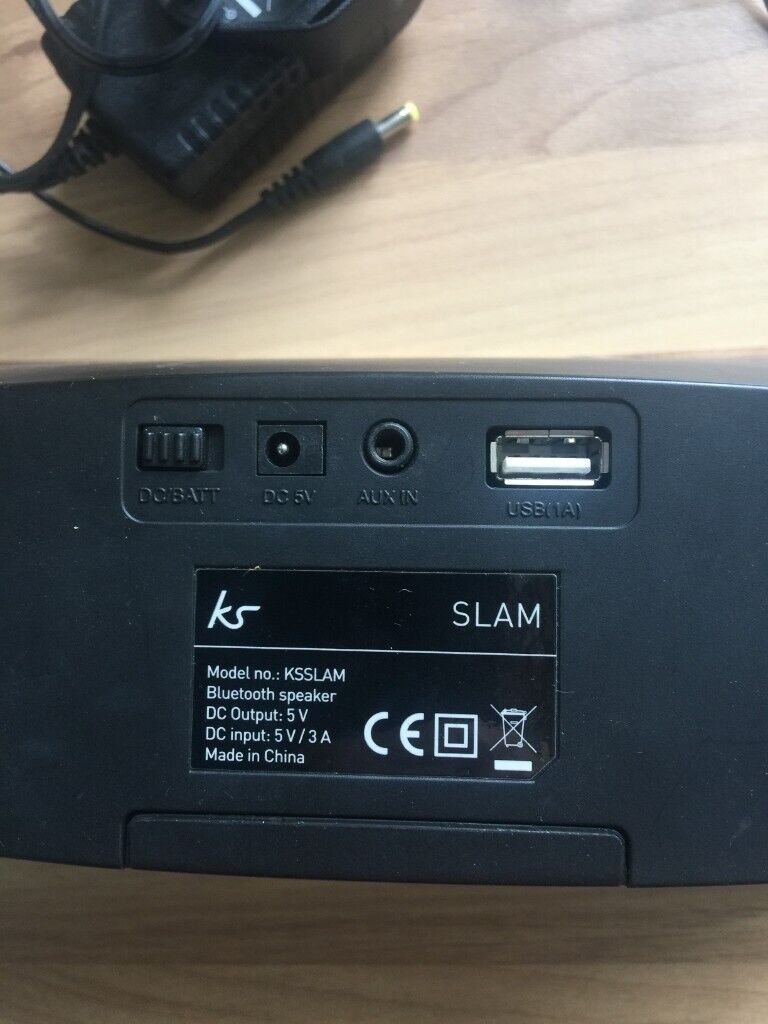 Bluetooth Kitsound speaker. KS Slam portable speaker.