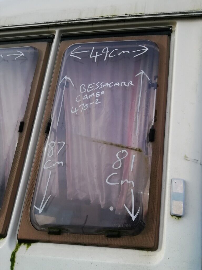 Bessacarr cameo Caravan front nearside window
