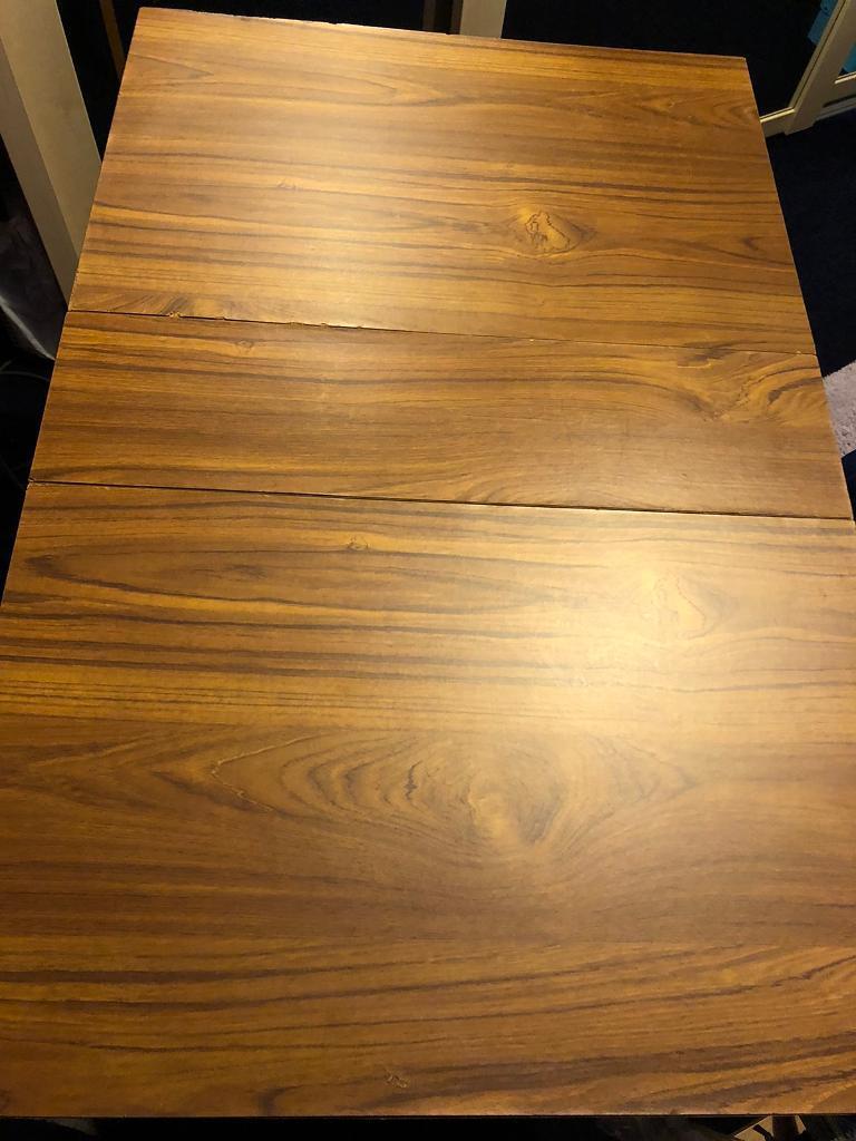Drop leaf Formica vintage table 