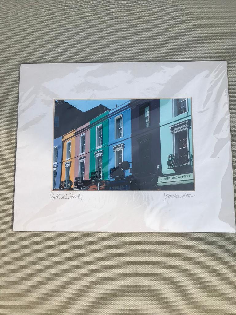 image for Mounted photograph- portobello road - still in cellophane 