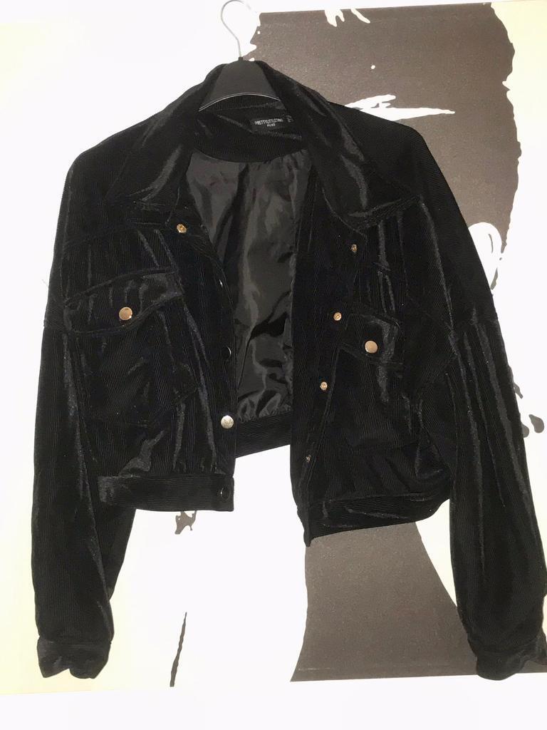 image for Black Pretty little thing Waist Jacket 