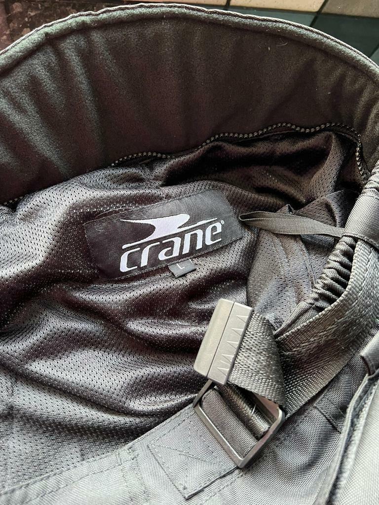 Crane motorbike jacket and matching trousers