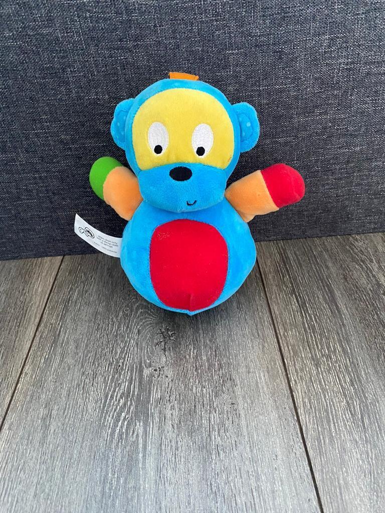 Grow and play monkey rattle