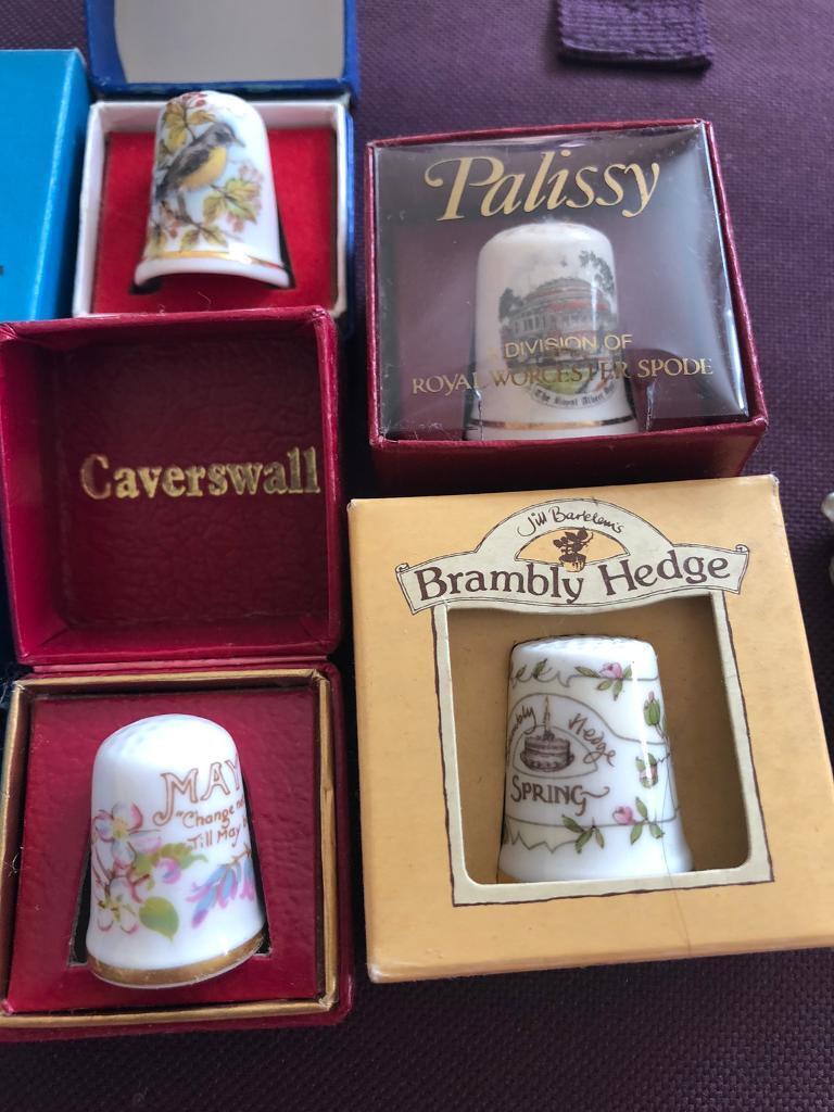 Collection of thimbles in excellent condition 