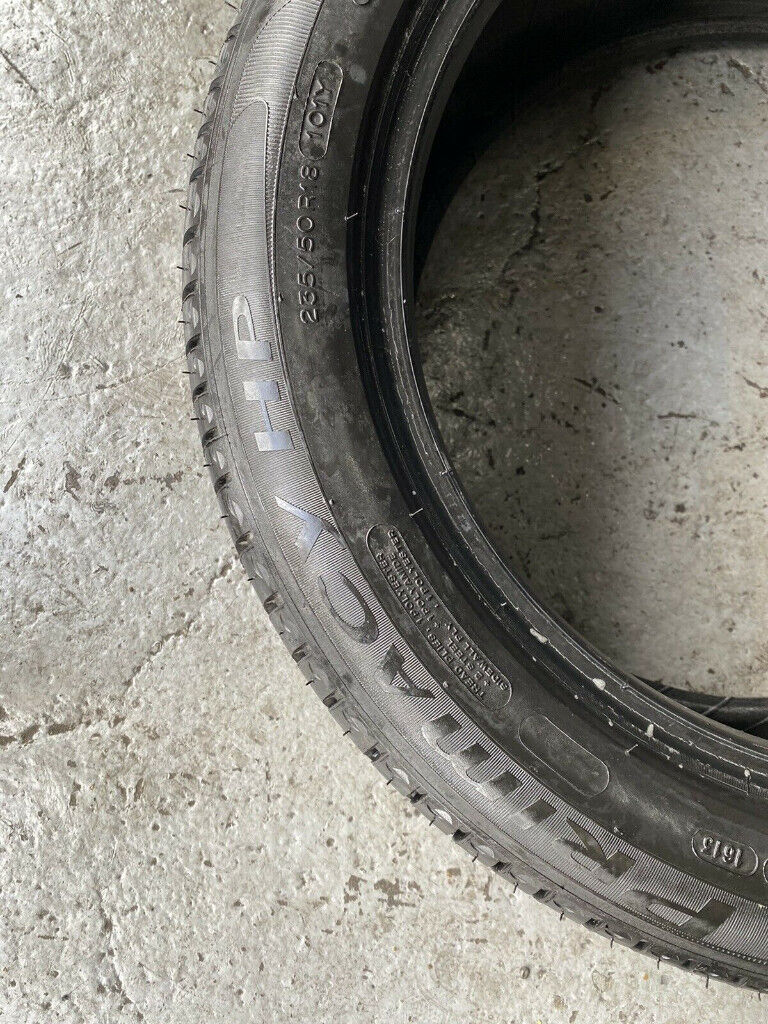 235 50 18 MICHELIN PRIMACY HS TYRES ALMOST NEW UNDER HALF PRICE