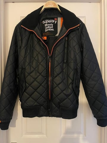 ik heb het gevonden Bloesem geestelijke gezondheid Superdry Moody Quilted Bomber | in Rochester, Kent | Gumtree