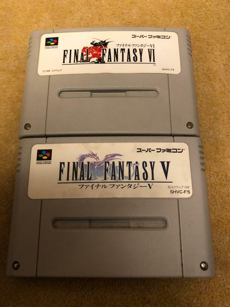 SUPER NINTENDO SNES GAMES FINAL FANTASY