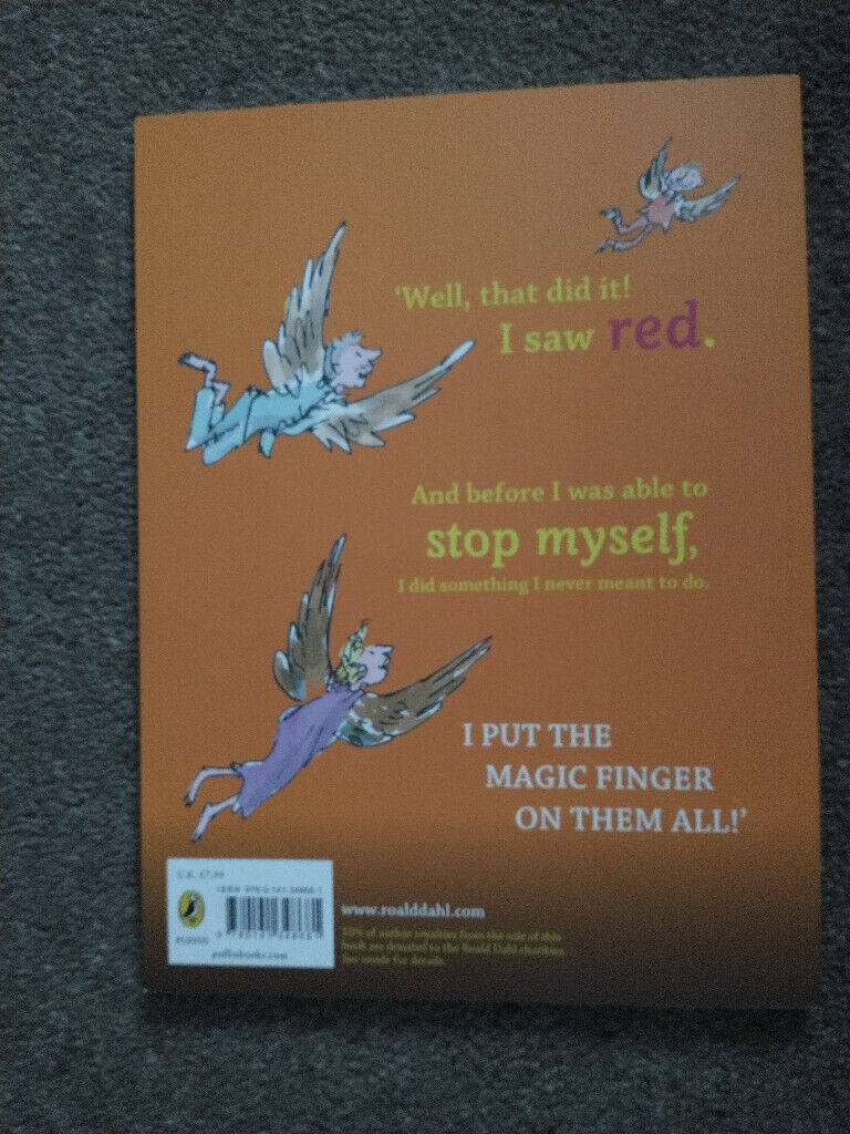 CHILDS BOOK - ROALD DAHL - THE MAGIC FINGER.