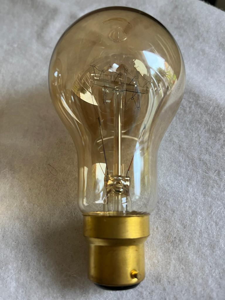 Soft glow Vintage style bayonet bulbs
