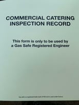 Restaurant, takeaway gas inspection certificate 
