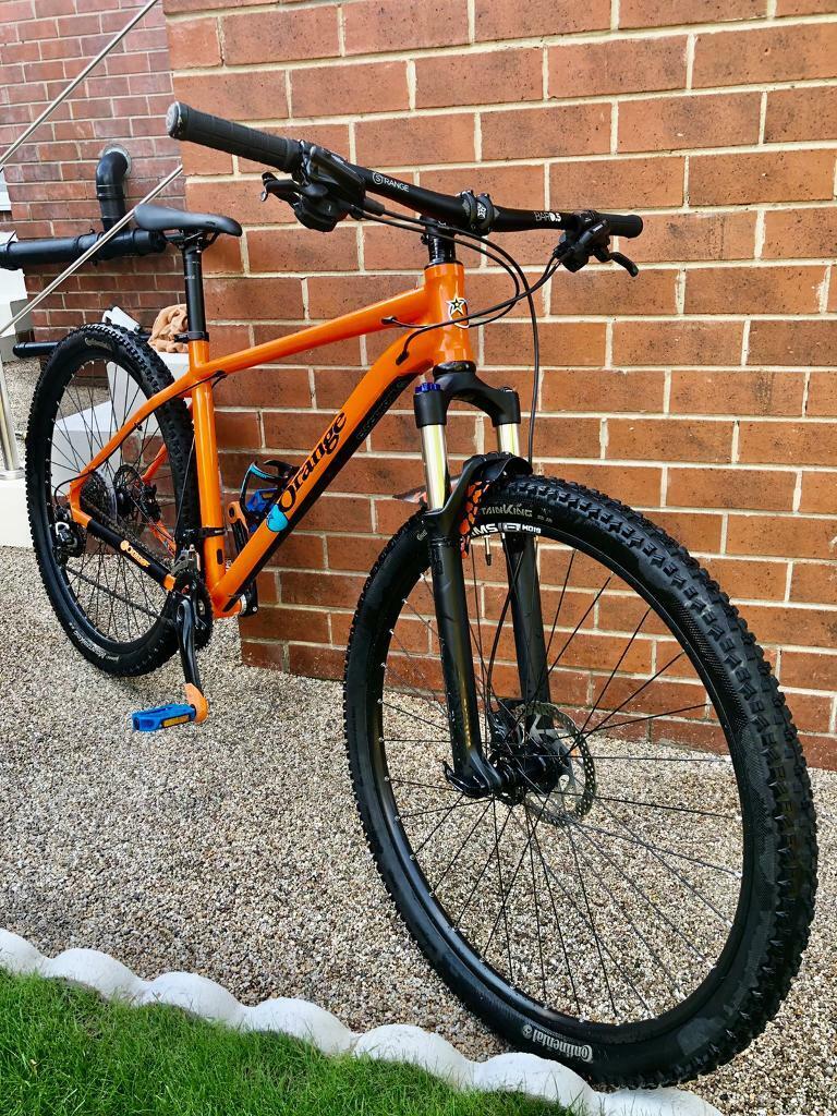 Orange clockwork 2018 Large 19” frame mtb hard tail