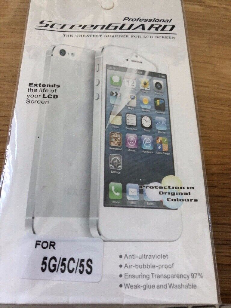 image for Screenguard cover for 5G/c/s still in pack