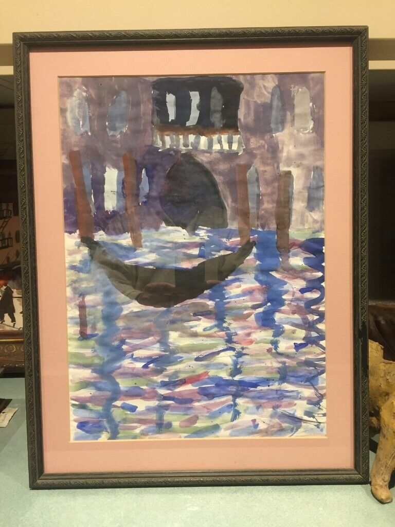 image for Venetian scene, original watercolour