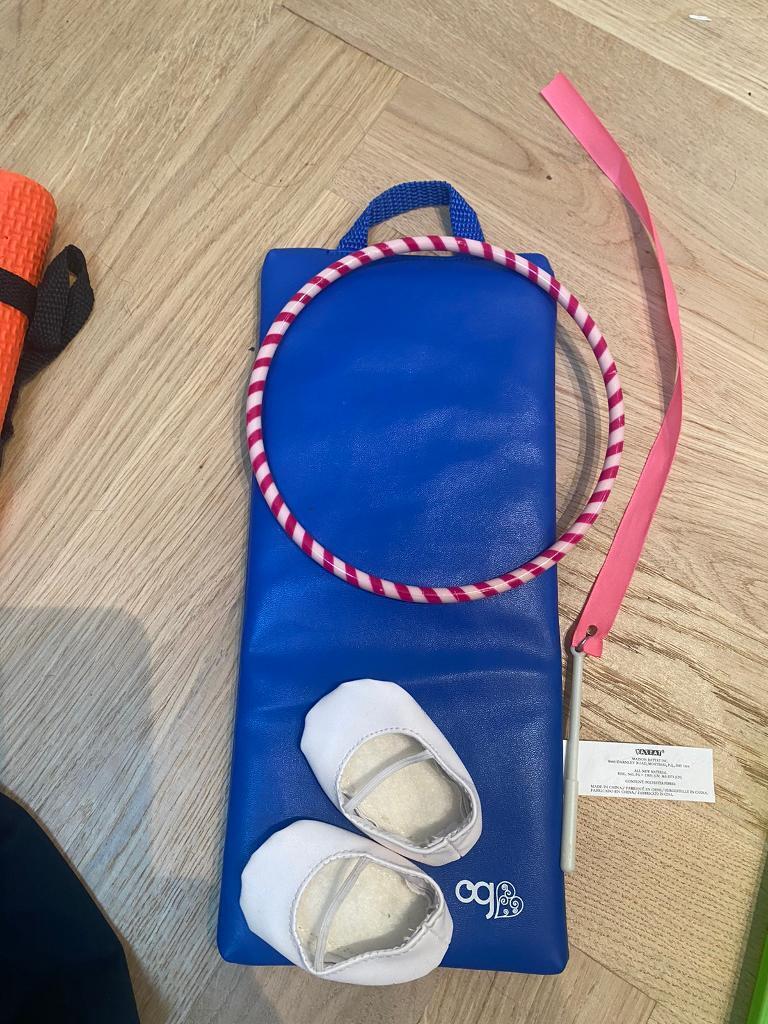 Our Generation gymnastic set and accessories 