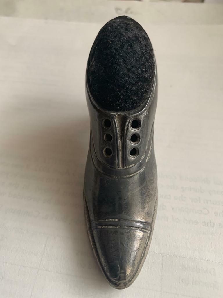 image for Vintage pewter Pin Cushion