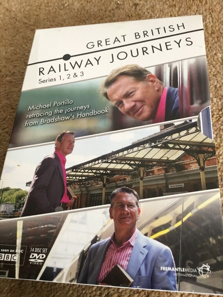 image for GT BRITISH RAILWAY JOURNEYS, (DVD)MICHAEL PORTILLO, BOXED SET. SERIES 1 2 3  