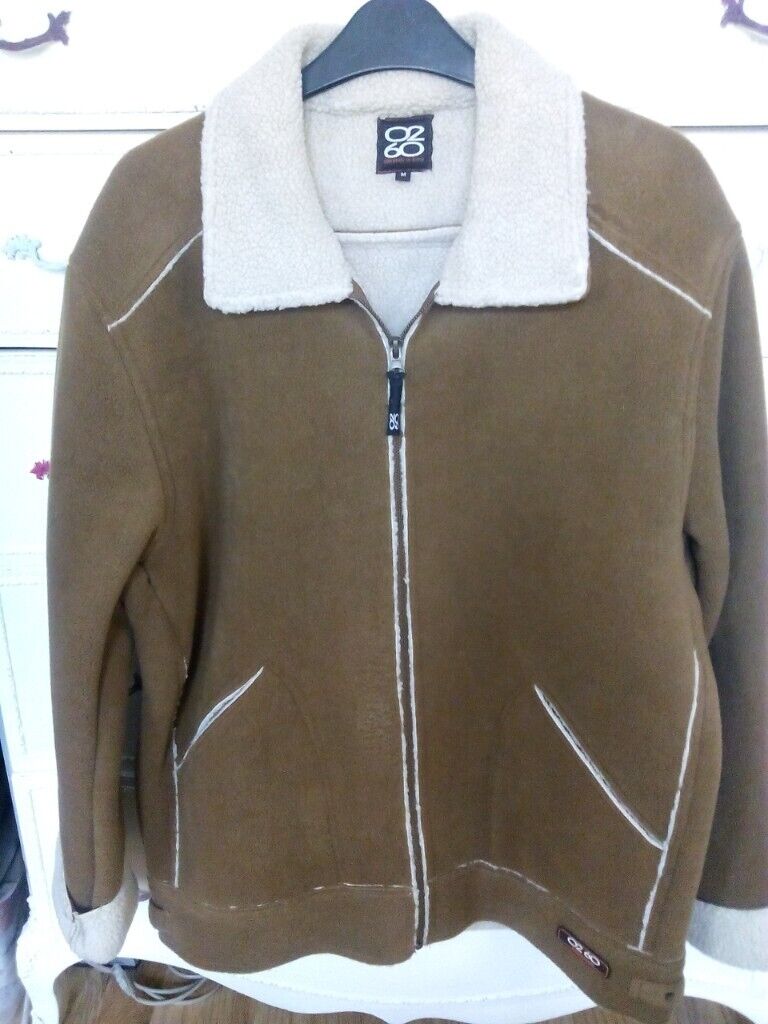 image for Gents Fleece lined faux suede jacket size Medium