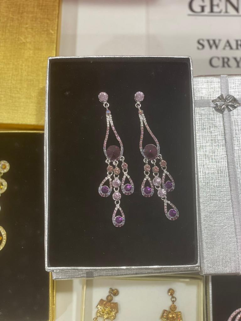 Job lot Swarovski style fashion costume  Jewellery  