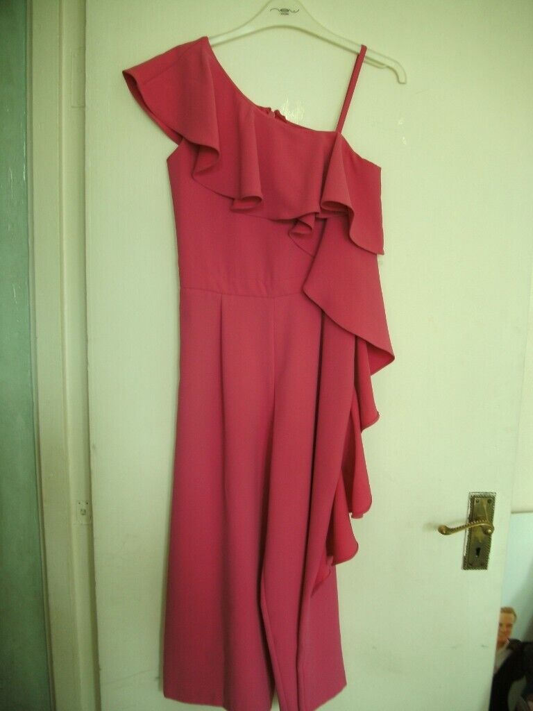 image for River Island Jumpsuit Cerise Pink age 11yrs   Like-New