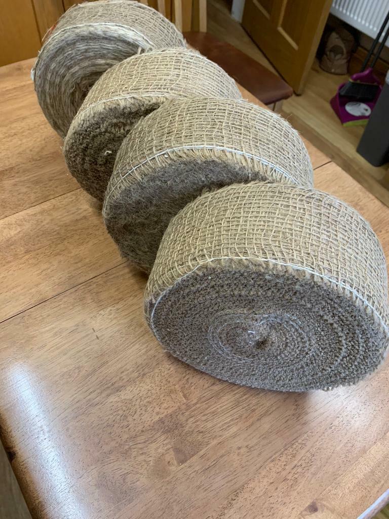 Hessian scrim. 3”