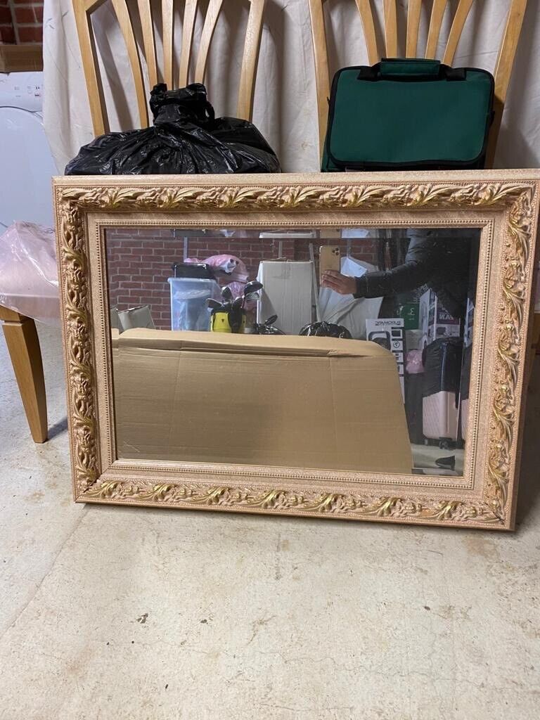 Stone effect mirror.
